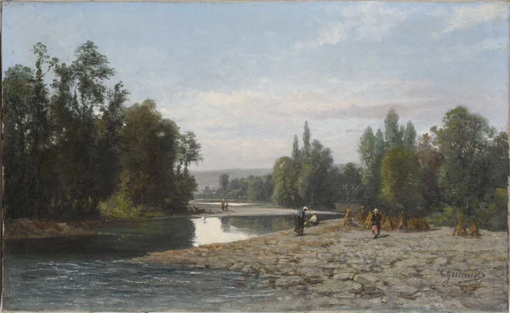 Paesaggio con fiume